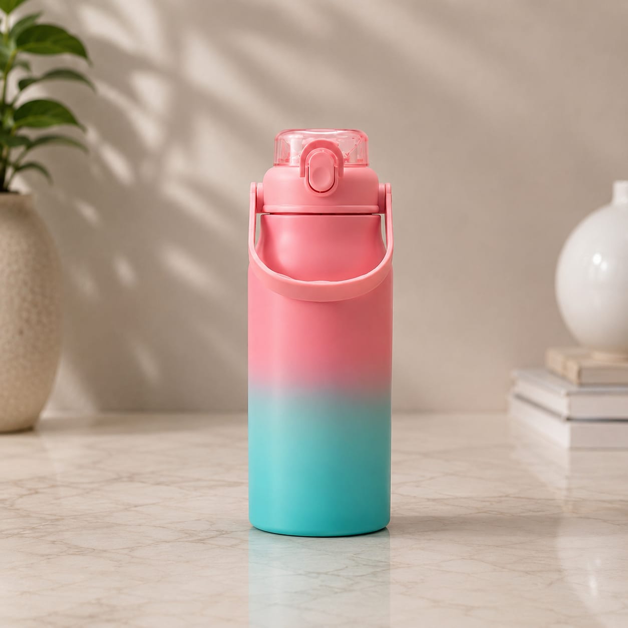 1200ML Insulated Water Bottle with Handle | Stainless Steel Thermal Flask | Leakproof Travel & Gym Bottle