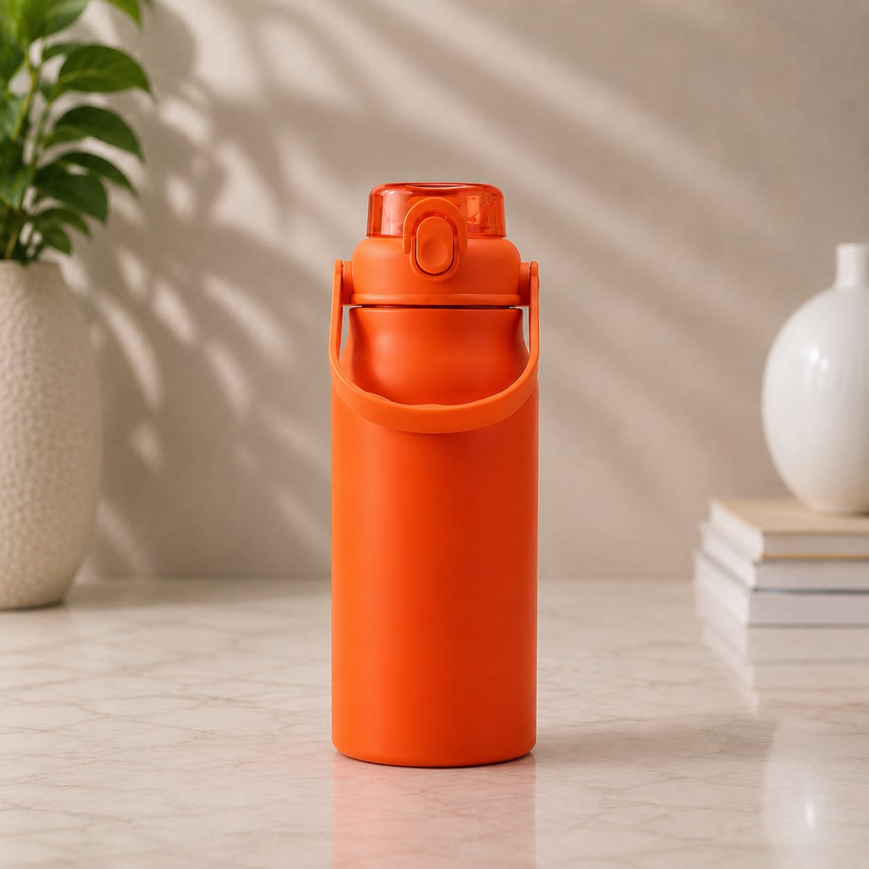 1200ML Insulated Water Bottle with Handle | Stainless Steel Thermal Flask | Leakproof Travel & Gym Bottle